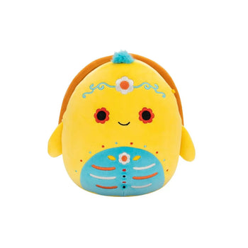 Squishmallows Thiago de gele Day of the Dead zeeschildpad, 20 cm