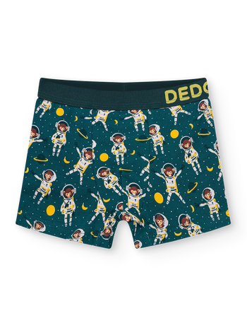 Vrolijk boxers voor jongens Aap-astronaut