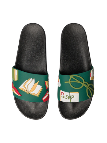 Vrolijke sliders Boekenliefhebber