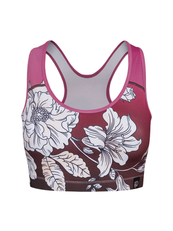 Vrolijke sporttop Tedere rozen