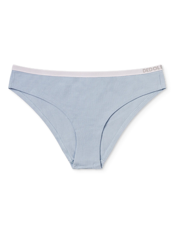 Poederblauwe damesslips