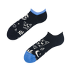 Vrolijke sneakersokken Kat en maan