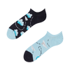 Vrolijke sneakersokken Papieren vliegtuigjes &  wolken