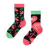 Vrolijke kindersokken Flamingo's