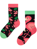 Vrolijke kindersokken Flamingo's