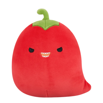 Squishmallows Christo de rode chilipeper met ondeugende ogen, 20 cm