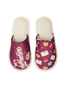 Vrolijke slippers Magische boeken