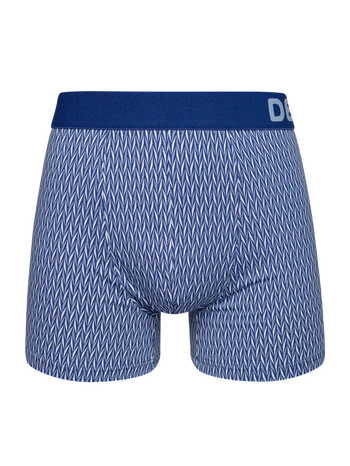 Blauw-grijze trunks voor heren met patroon