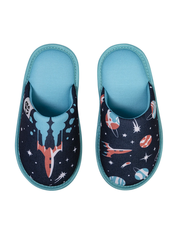 Vrolijke kinderslippers Planeten