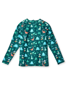 UV-beschermend zwemshirt voor kinderen Dino-skatepark