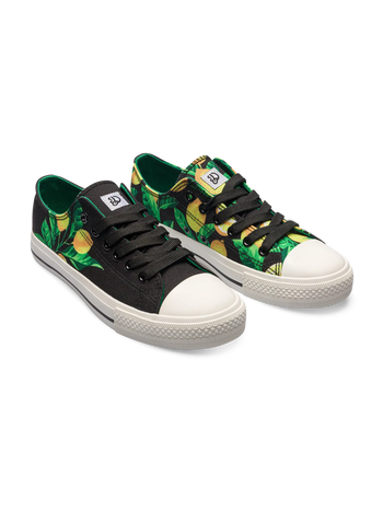 Vrolijke canvas schoenen Citroenen