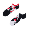 Vrolijke sneakersokken Hart puzzel