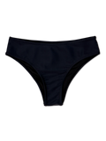 Zwarte midwaist bikinislip