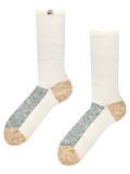 Beige en grijze alpacasokken
