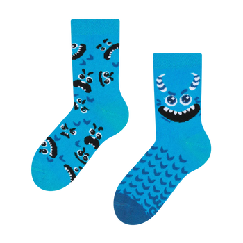 Vrolijke kindersokken Monster