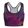 Vrolijke sporttop Abstracte bloemen