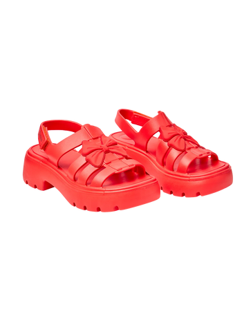 Fishermansandalen voor dames Helder rood